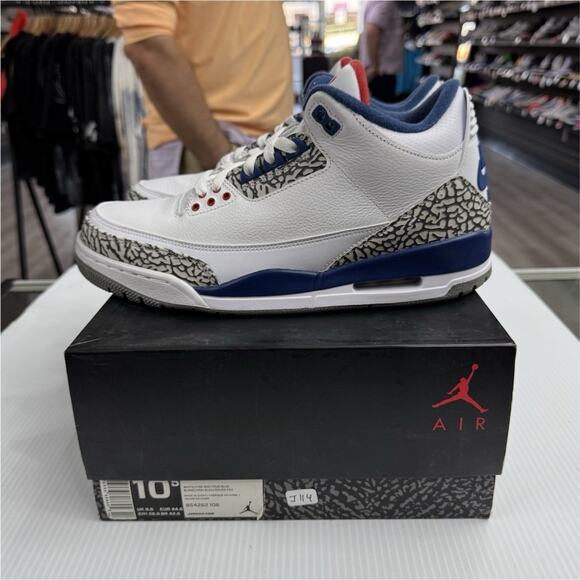 Air Jordan 3 Retro OG True Blue 854262-106 2016 Size 10.5